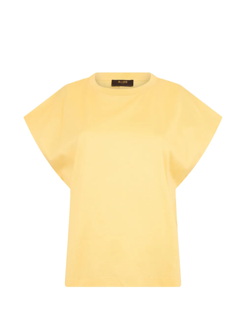 Moorer crew-neck T-shirt - Giallo