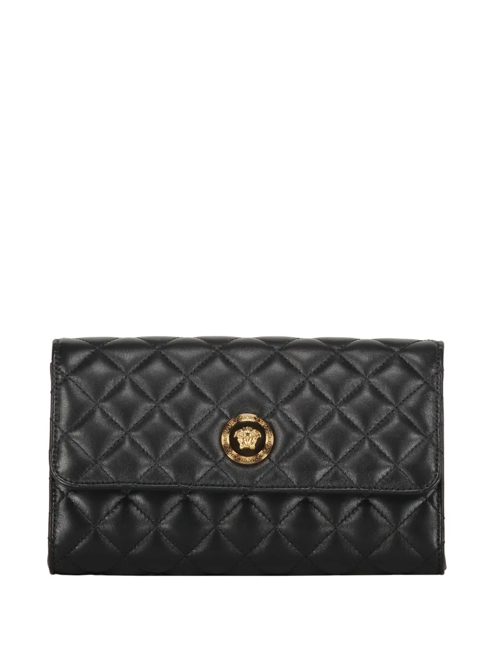 Versace Gewatteerde clutch Zwart
