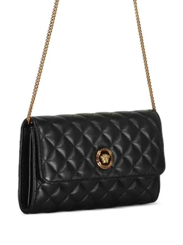 Versace キルティング クラッチバッグ Versace キルティング クラッチバッグ | ブラック | FARFETCH JP