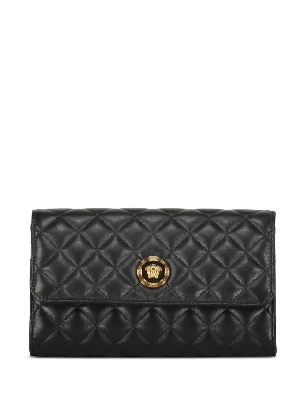 Versace キルティング クラッチバッグ Versace キルティング クラッチバッグ | ブラック | FARFETCH JP