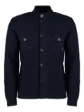 Moorer patch-pockets cardigan - Blue