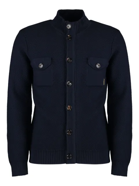 Moorer patch-pockets cardigan