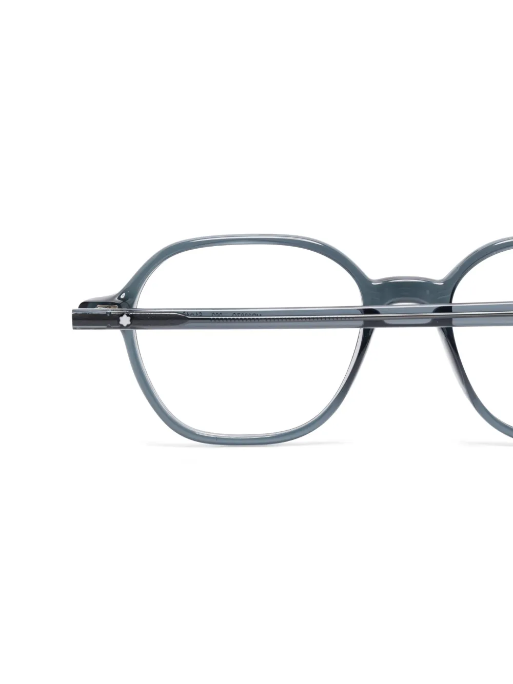 Montblanc Bril met rond montuur Grijs