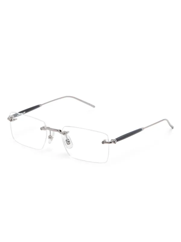 Montblanc MB0411O 眼鏡フレーム | シルバートーン | FARFETCH JP