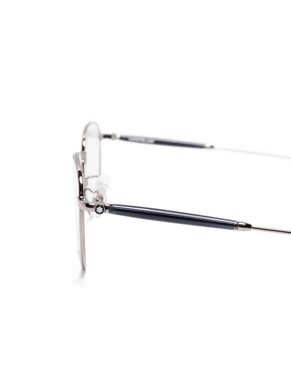 Montblanc Bril met rond montuur Zilver