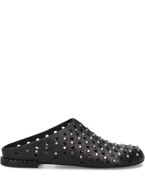 Premiata mules con apliques