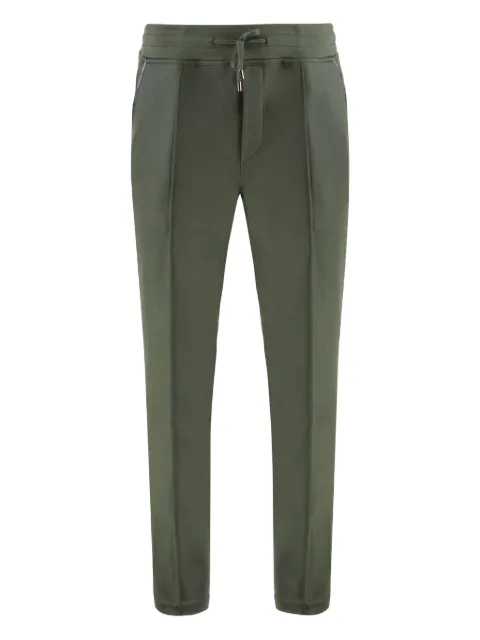 Moorer pleated drawstring trousers