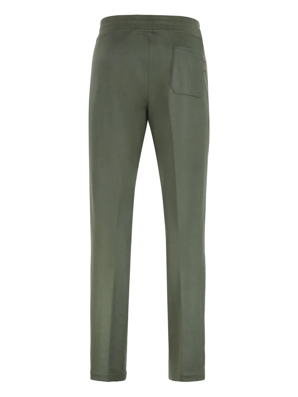 Moorer pleated drawstring trousers - Groen