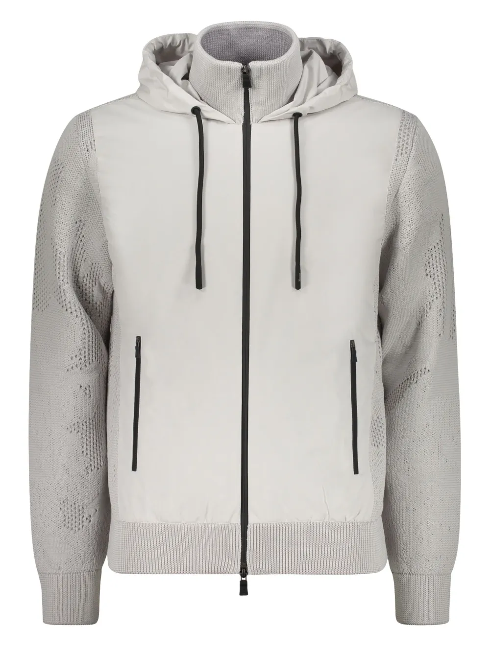 Herno patterned-jacquard cardigan | Grey | Image 1
