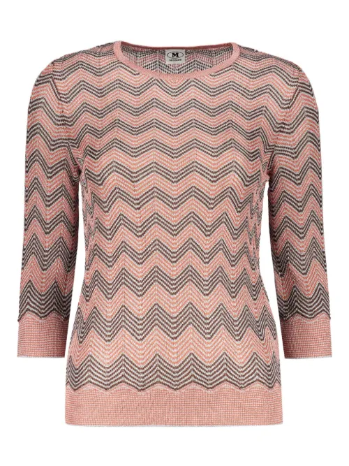 Missoni haut à motif zigzag - Rose - Missoni - Modalova