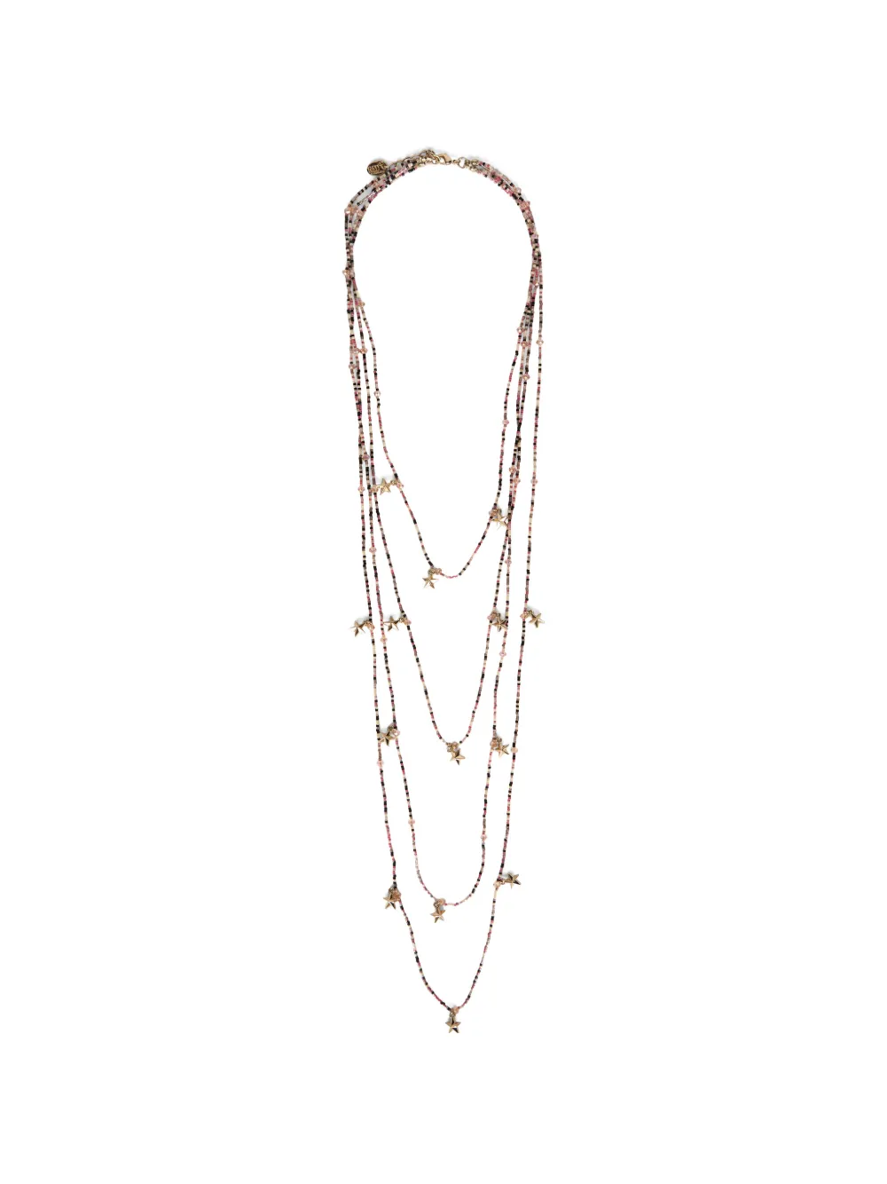 RED(V) star beaded necklace - Oro