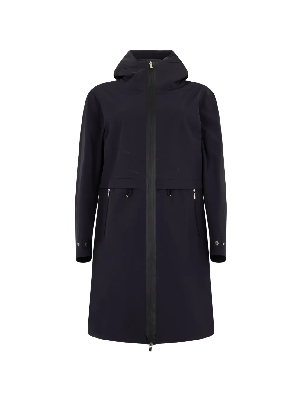 Moorer Nanga-P hooded raincoat - Schwarz