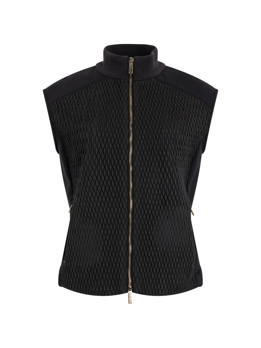 Moorer Nidy-P quilted high-neck vest - Noir