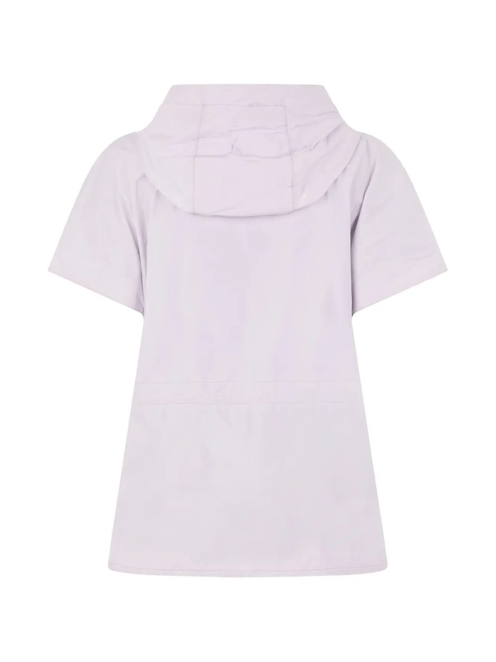 Moorer Ornella short-sleeve hooded jacket Roze