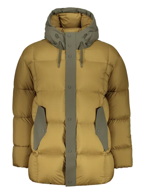 Herno contrast-trim puffer jacket
