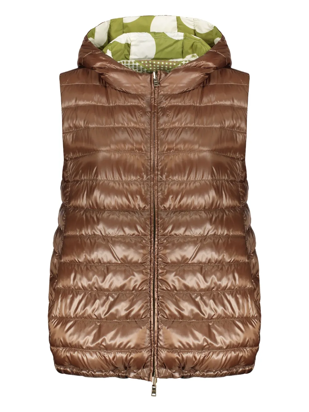 Herno Omkeerbare bodywarmer Bruin