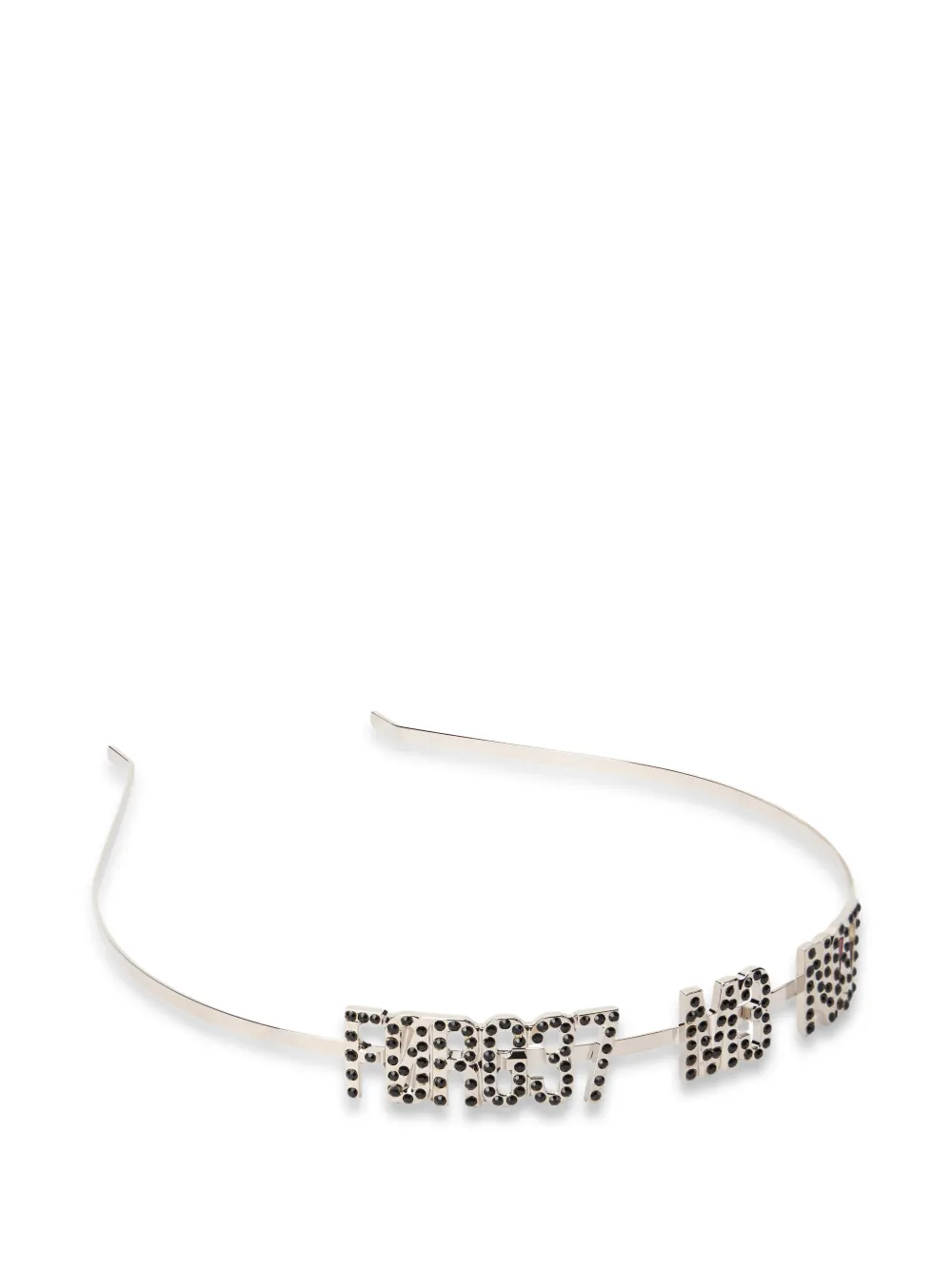 RED(V) Haarband met stras Zilver