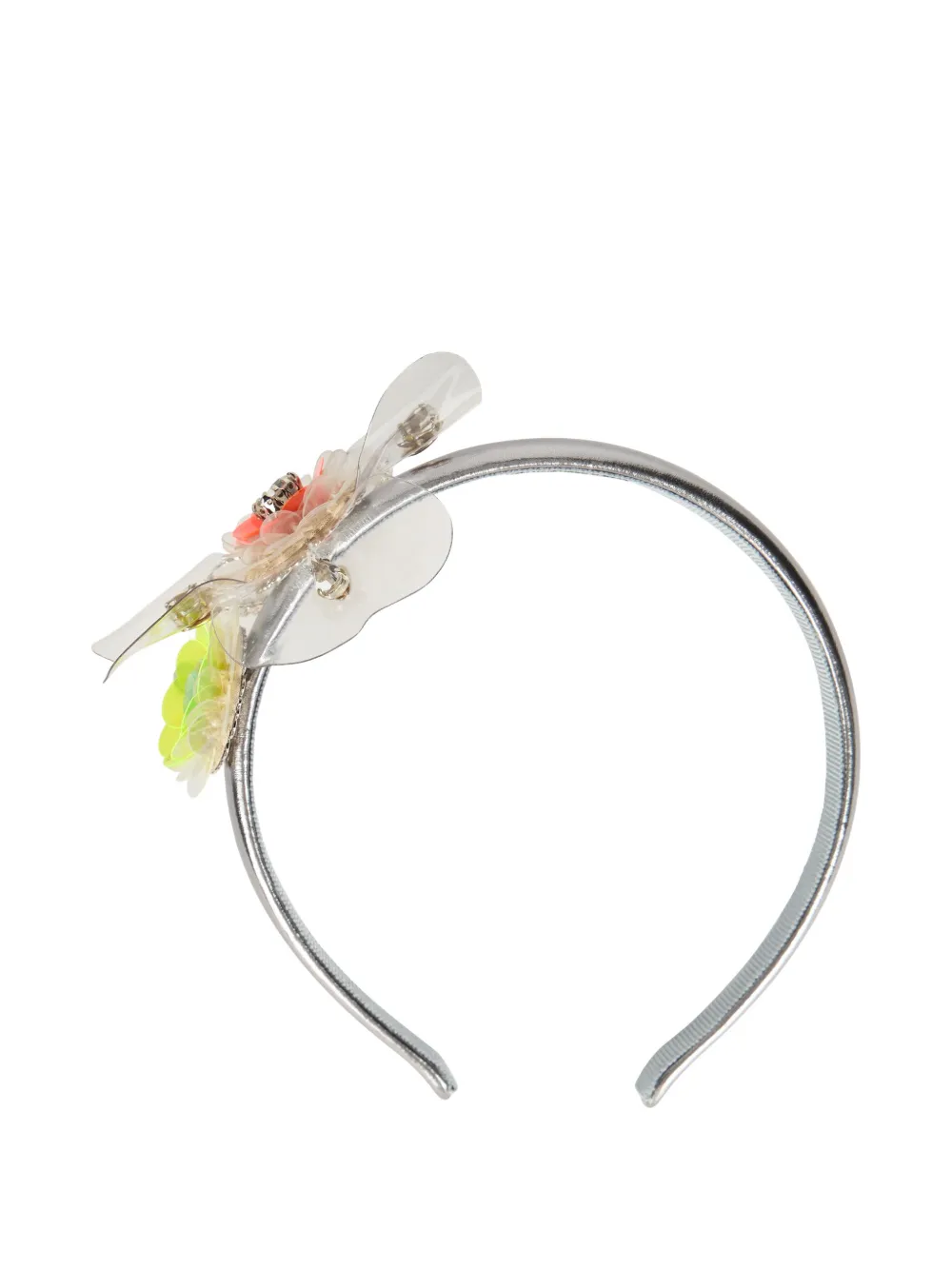 Valentino Garavani floral headband - Argento