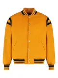RHUDE striped-trim bomber jacket - Orange