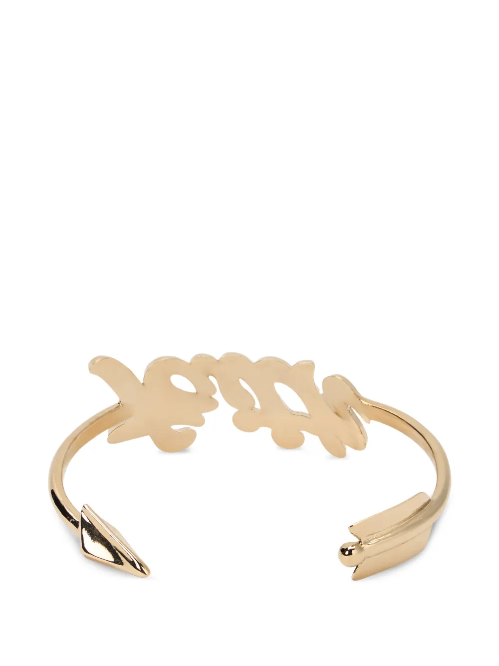  Red(v) Arrow Embellished Bracelet - Gold 