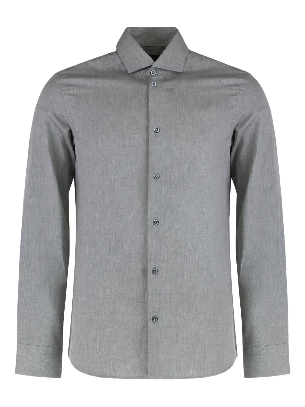 Moorer Sorrento-FML buttoned shirt | Grey | Image 1