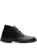 Clarks Originals leather ""Black Polished"" desert boots