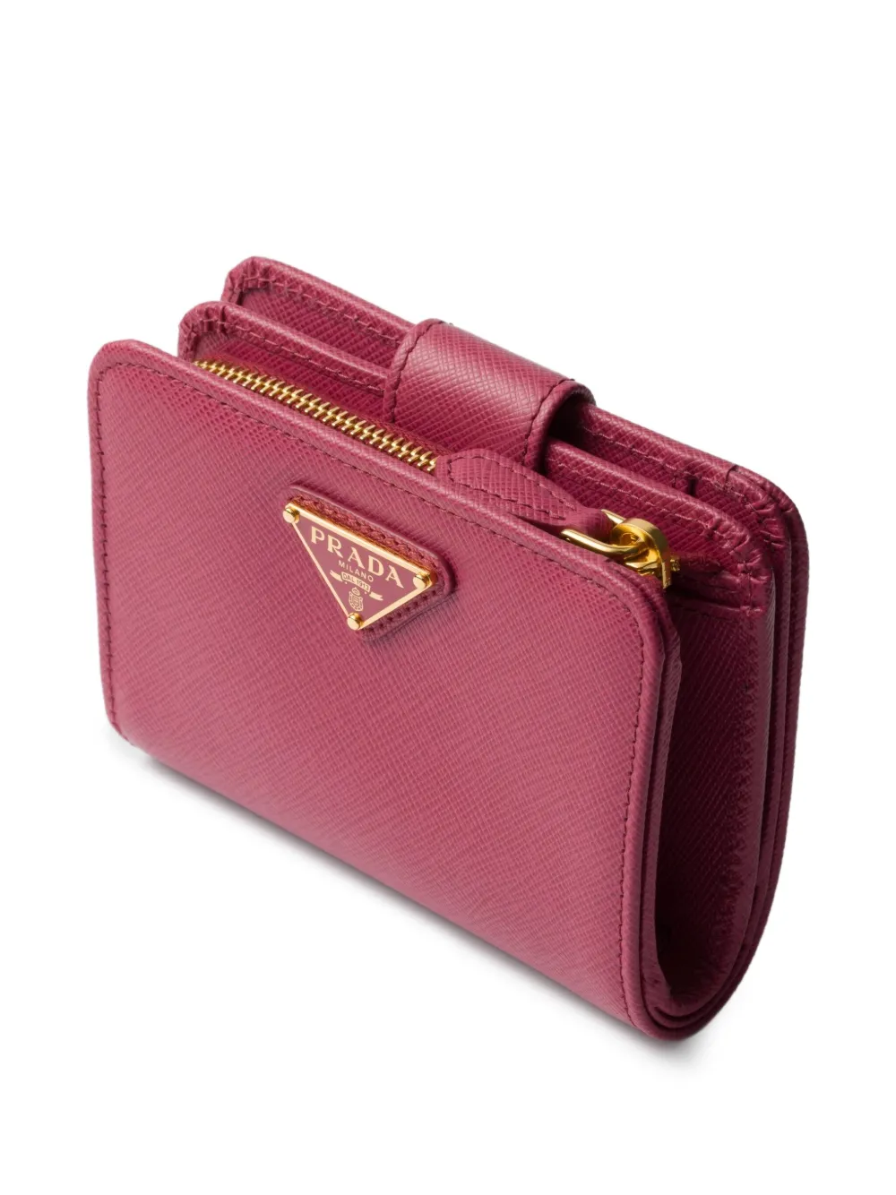 Prada Portemonnee van saffiano leer Roze