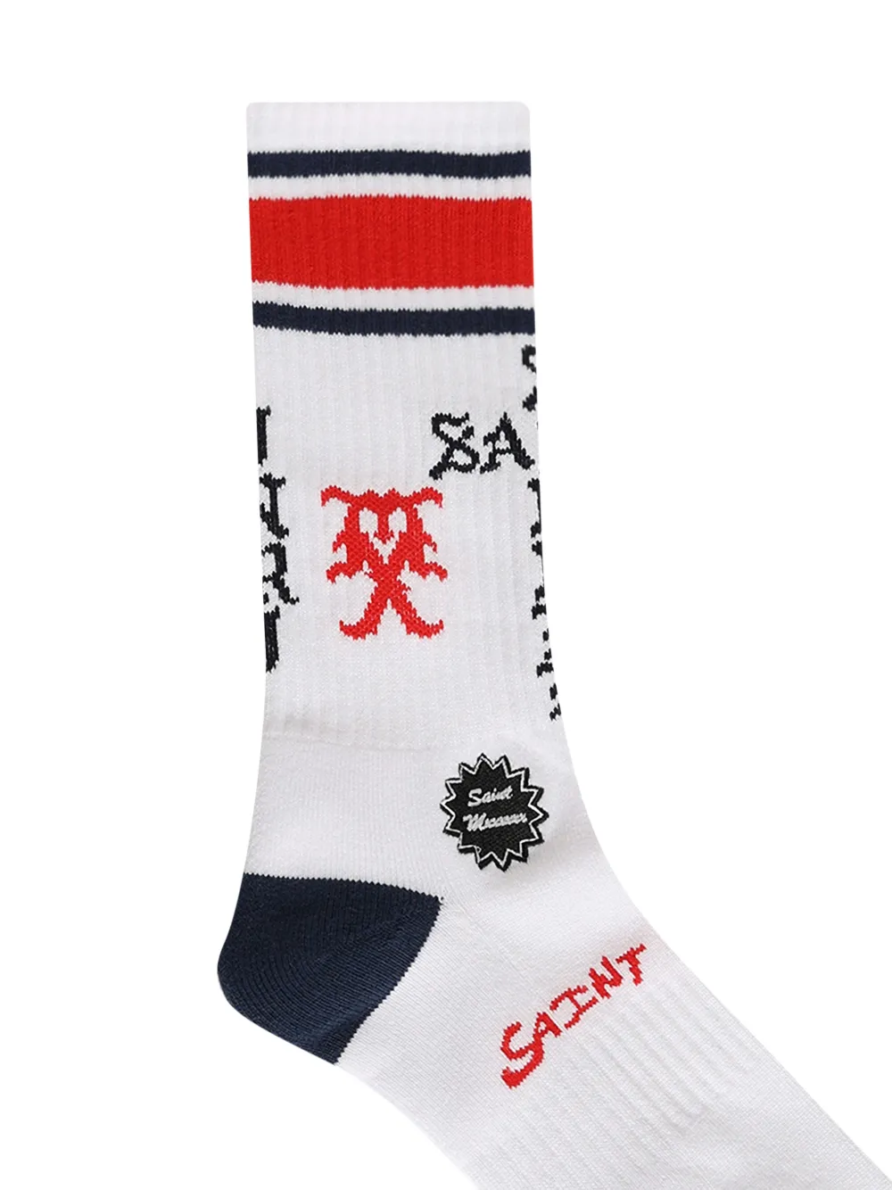 Saint Mxxxxxx Sinner Socks - White 