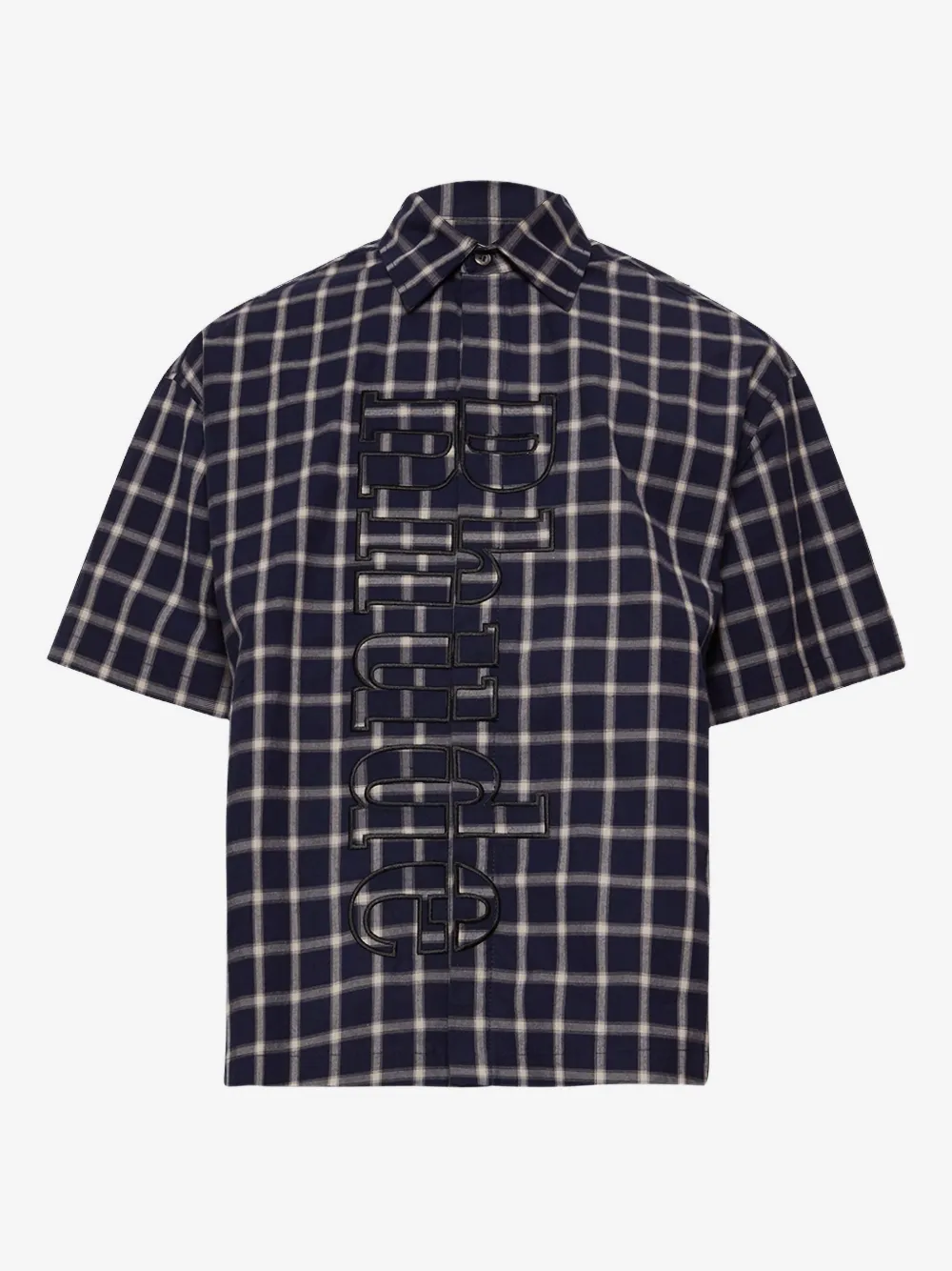 RHUDE checked-pattern shirt | Blue | Image 1