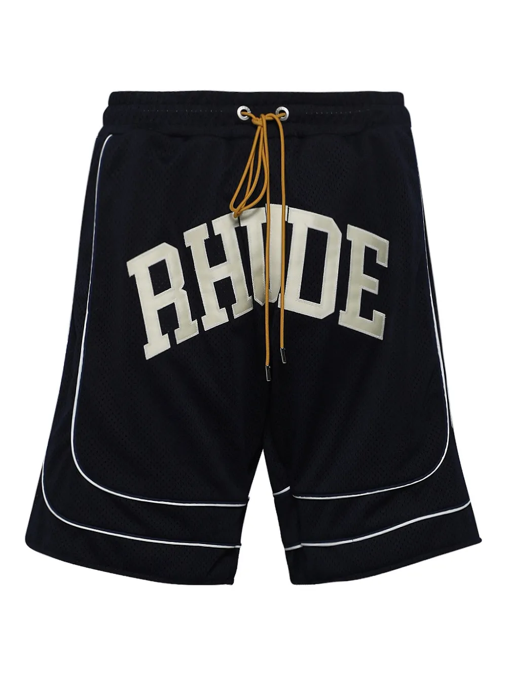 RHUDE Collegiate logo-print mesh shorts | Blue | Image 1