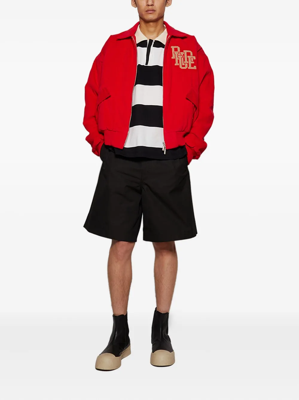 RHUDE corduroy logo-detail jacket | Bomber Jackets | Image 2