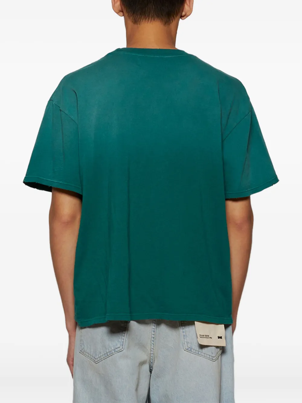 Nahmias T-shirt met grafische print Groen