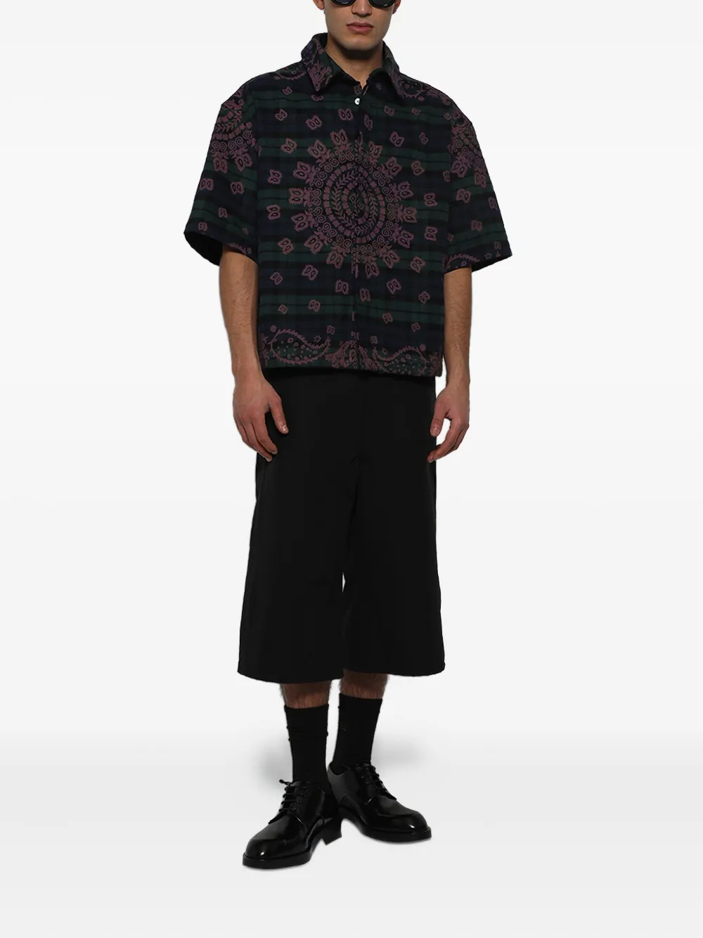 RHUDE Overhemd met paisley-print - Zwart