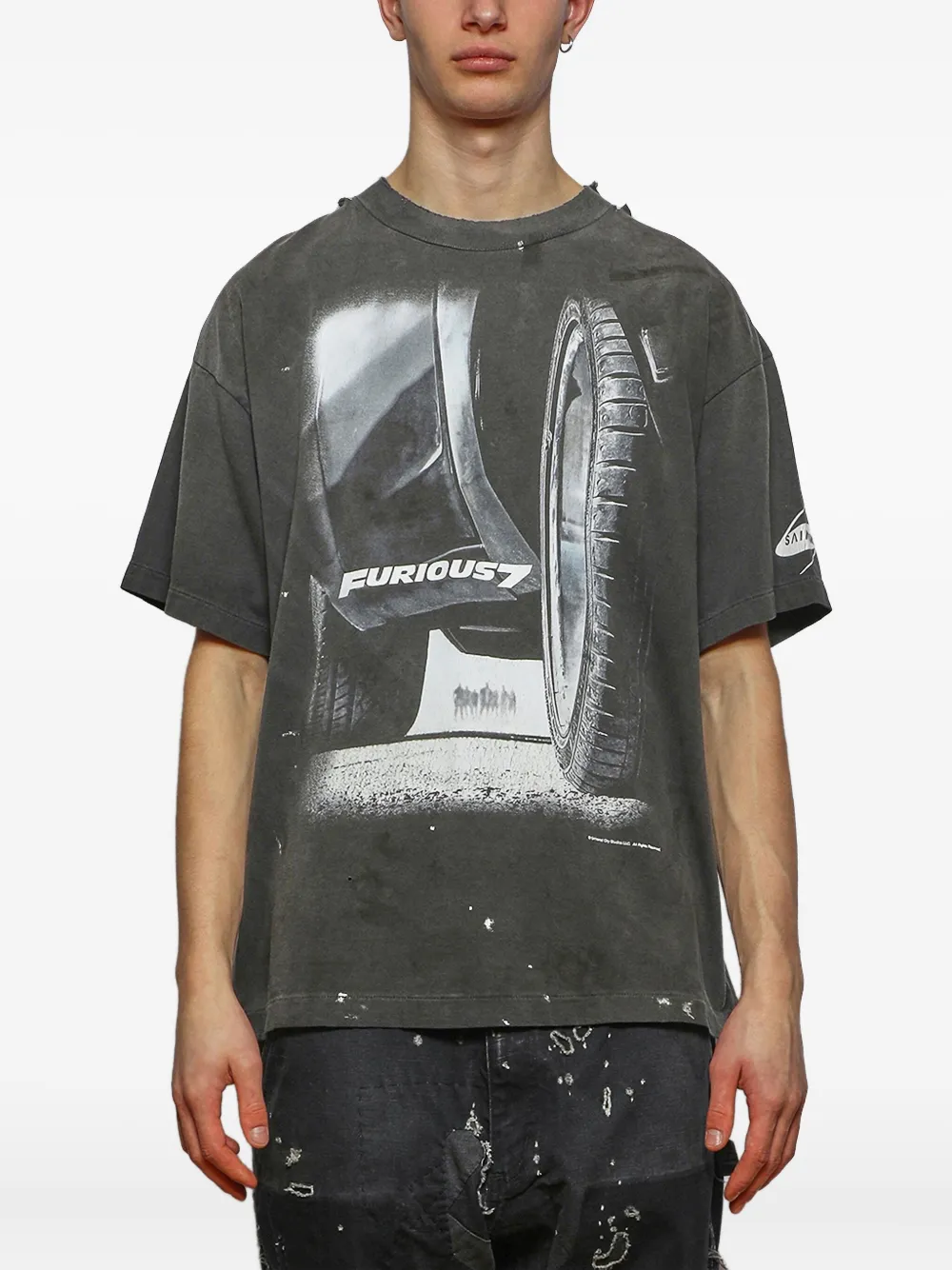 SAINT MXXXXXX Furious 7 Tシャツ | グレー | FARFETCH JP