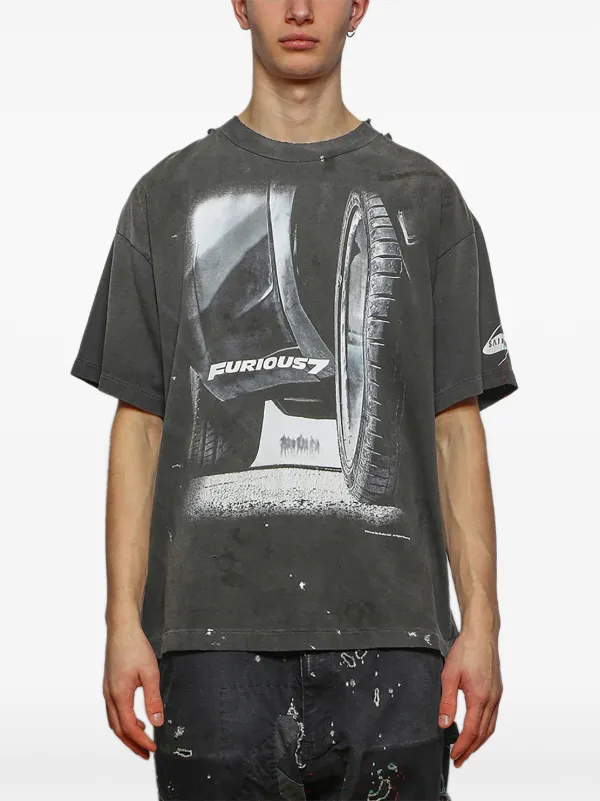 SAINT MXXXXXX x Fast & Furious T-shirt | Grey | FARFETCH