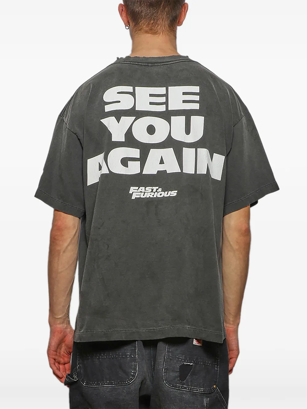 SAINT MXXXXXX x Fast & Furious T-shirt Grijs