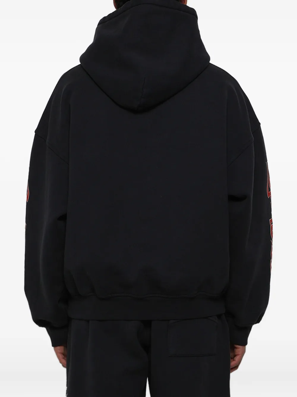 RHUDE Hoodie met print Zwart
