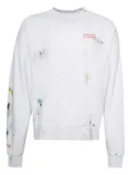 Nahmias Bandaid crew-neck sweatshirt - Grey