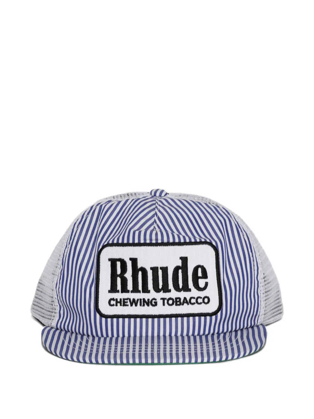 RHUDE striped logo-patch baseball cap | Blue | Image 1