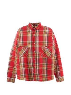 Neighborhood Savage tartan-check Shirt | Blue | FARFETCH SA