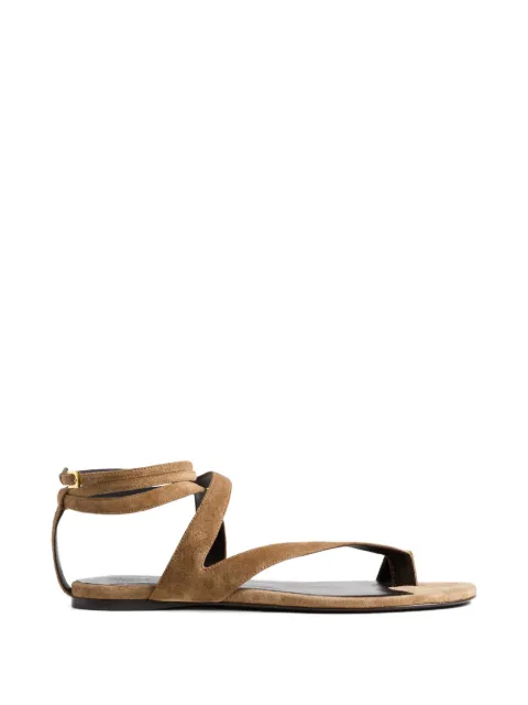 KHAITE Aimee ankle-wrap sandals