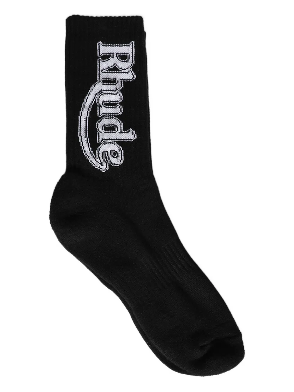 RHUDE calcetines con logo estampado | negro | Image 1