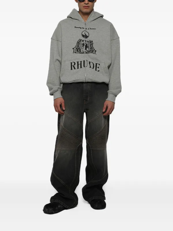 RHUDE Youth Of America パーカー | グレー | FARFETCH JP
