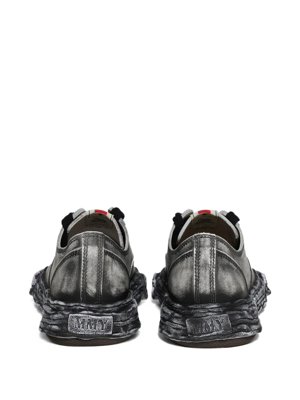 Maison MIHARA YASUHIRO Peterson 23 faded leather senakers Black