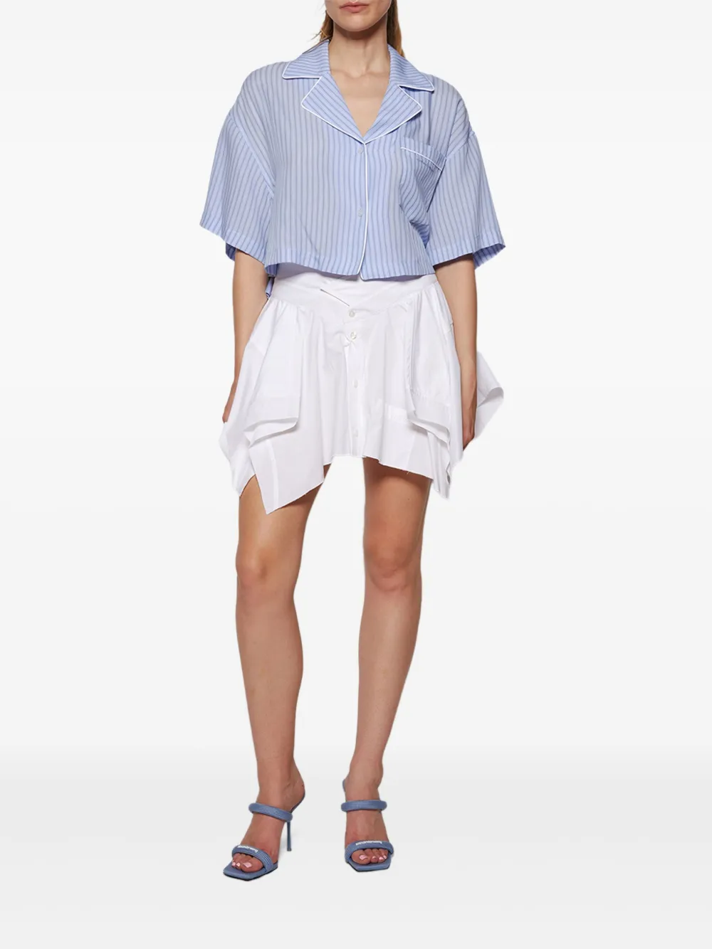  Alexanderwang.t Shirt Mini Skirt - White 