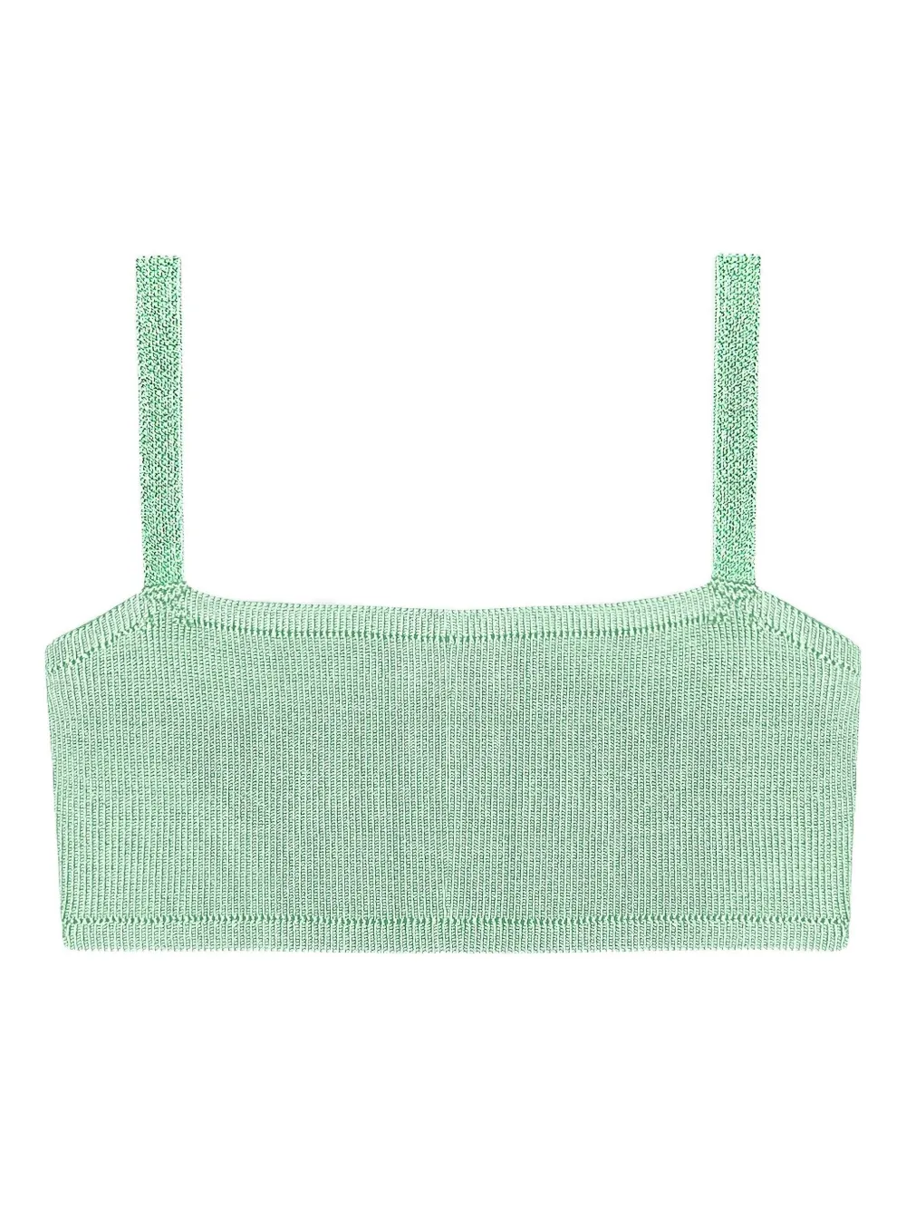 Calle Del Mar knitted bandeau top | Green | Image 1