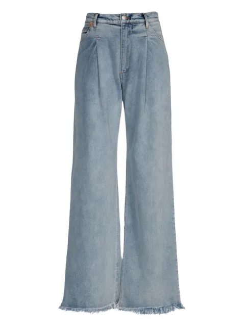 Natasha Zinko Frayed wide-leg jeans