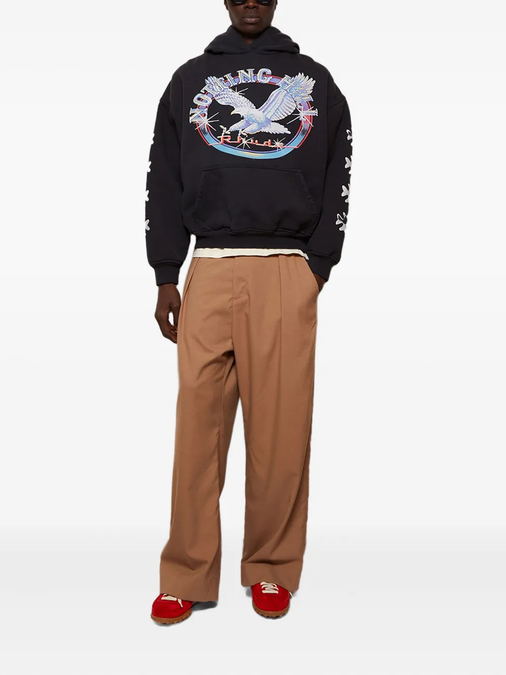 RHUDE eagle graphic star-embellished hoodie | Hoodies | Image 2