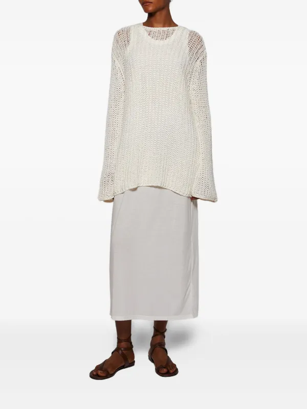 KHAITE Aimee レザーサンダル | ブラウン | FARFETCH JP