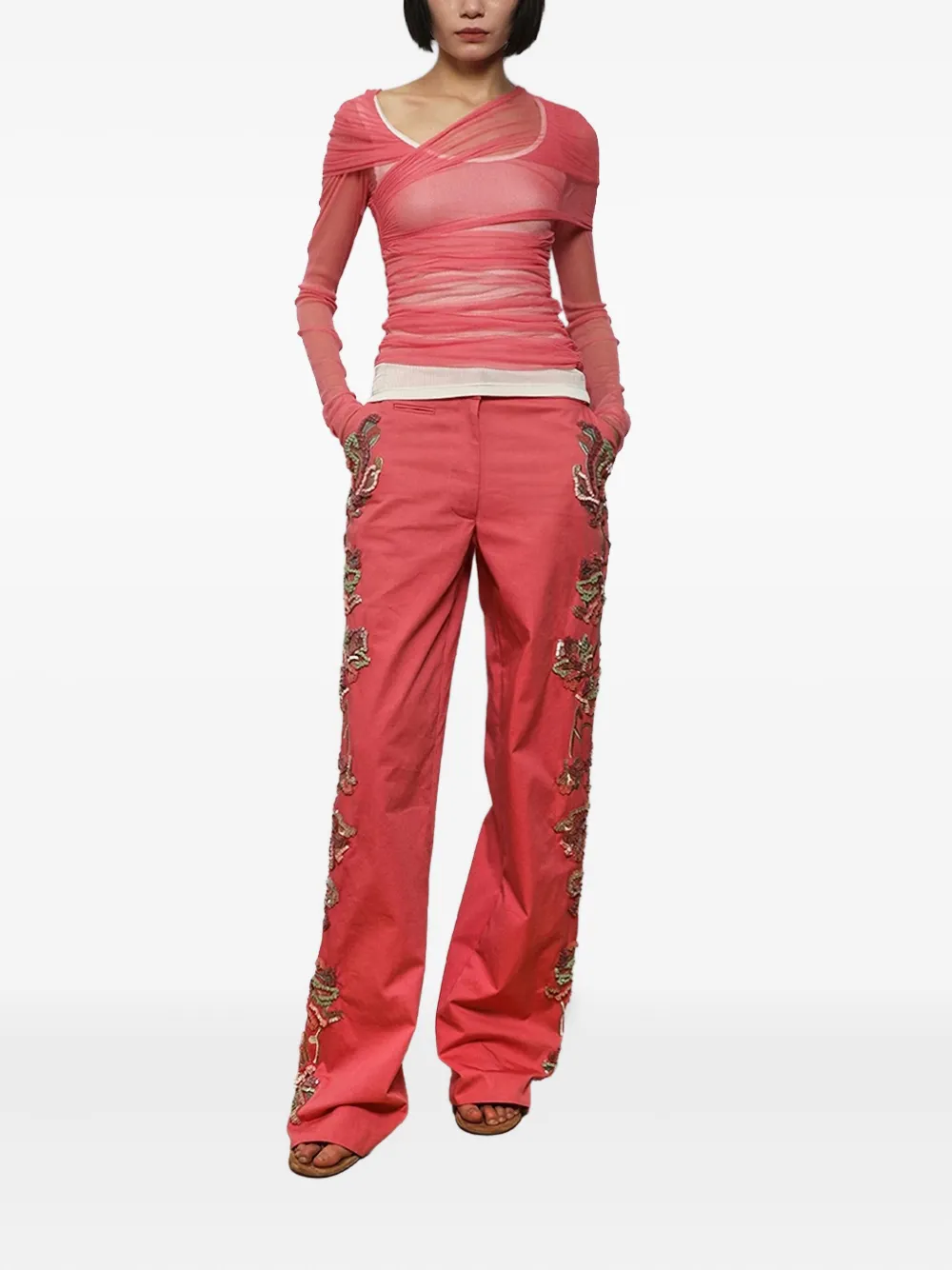 Christopher Esber layered tulle top | T-Shirts & Jersey Shirts | Image 2